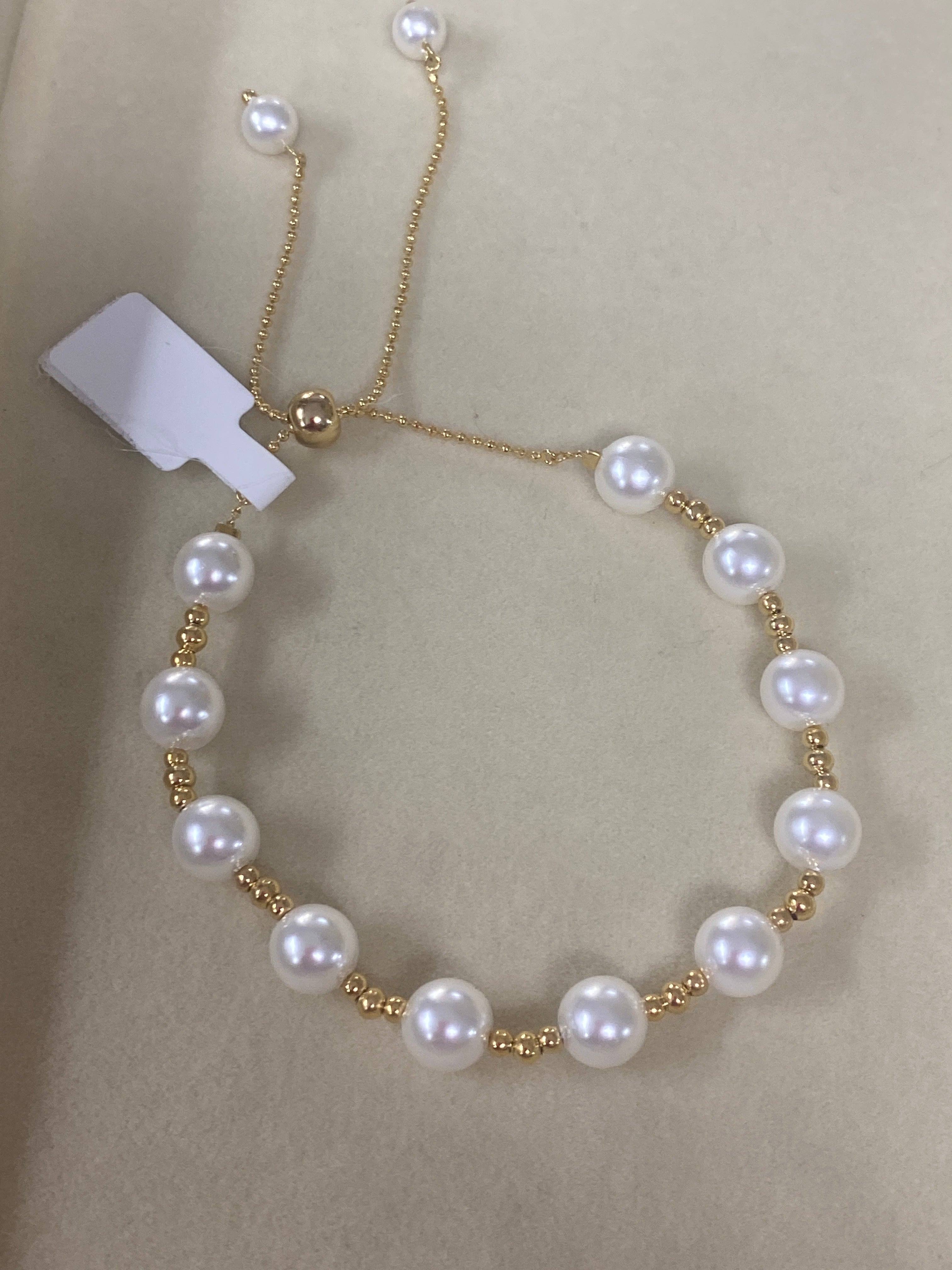 beautiful 14k gold plated adjustable bracelet