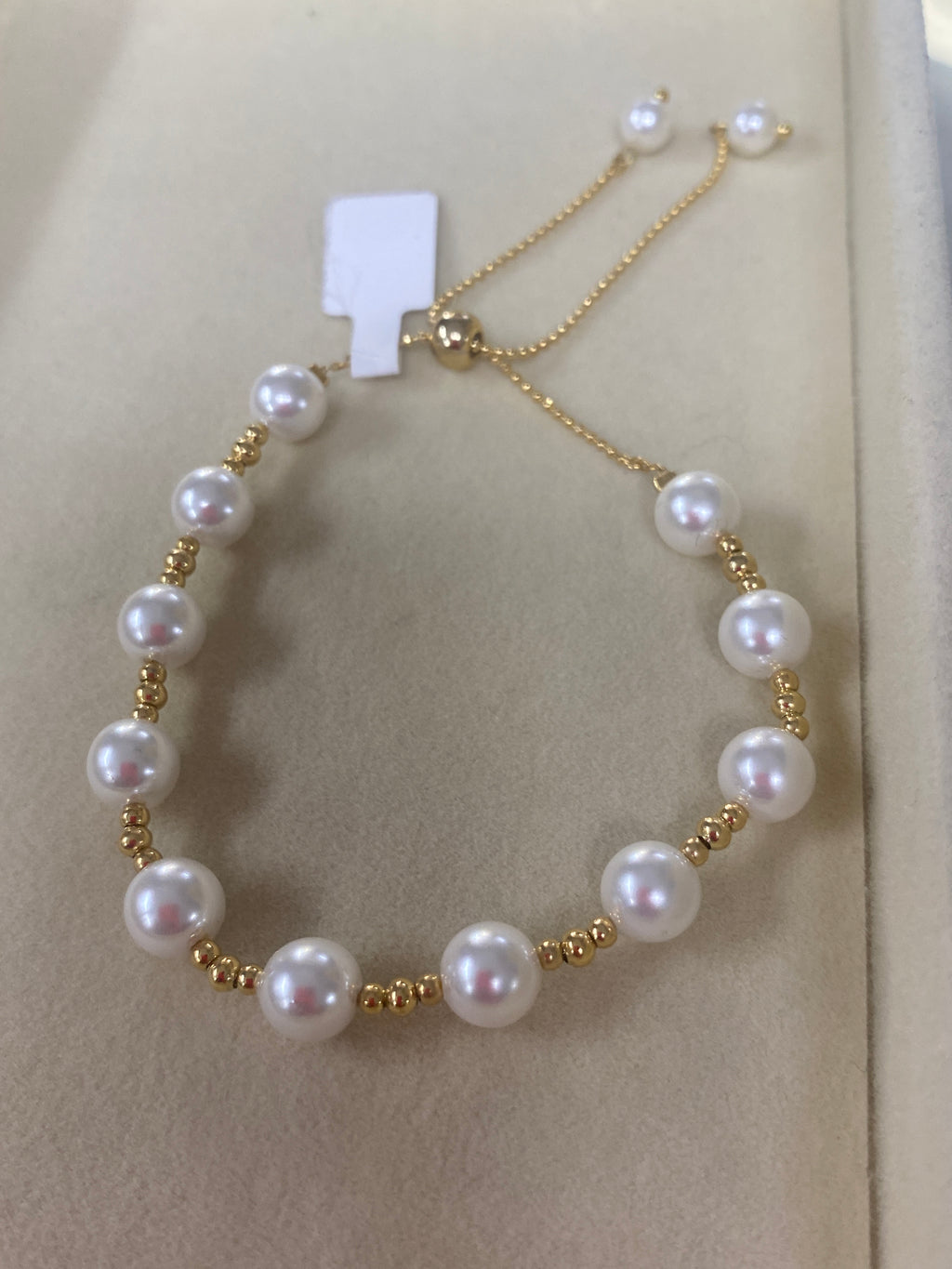 beautiful 14k gold plated adjustable bracelet