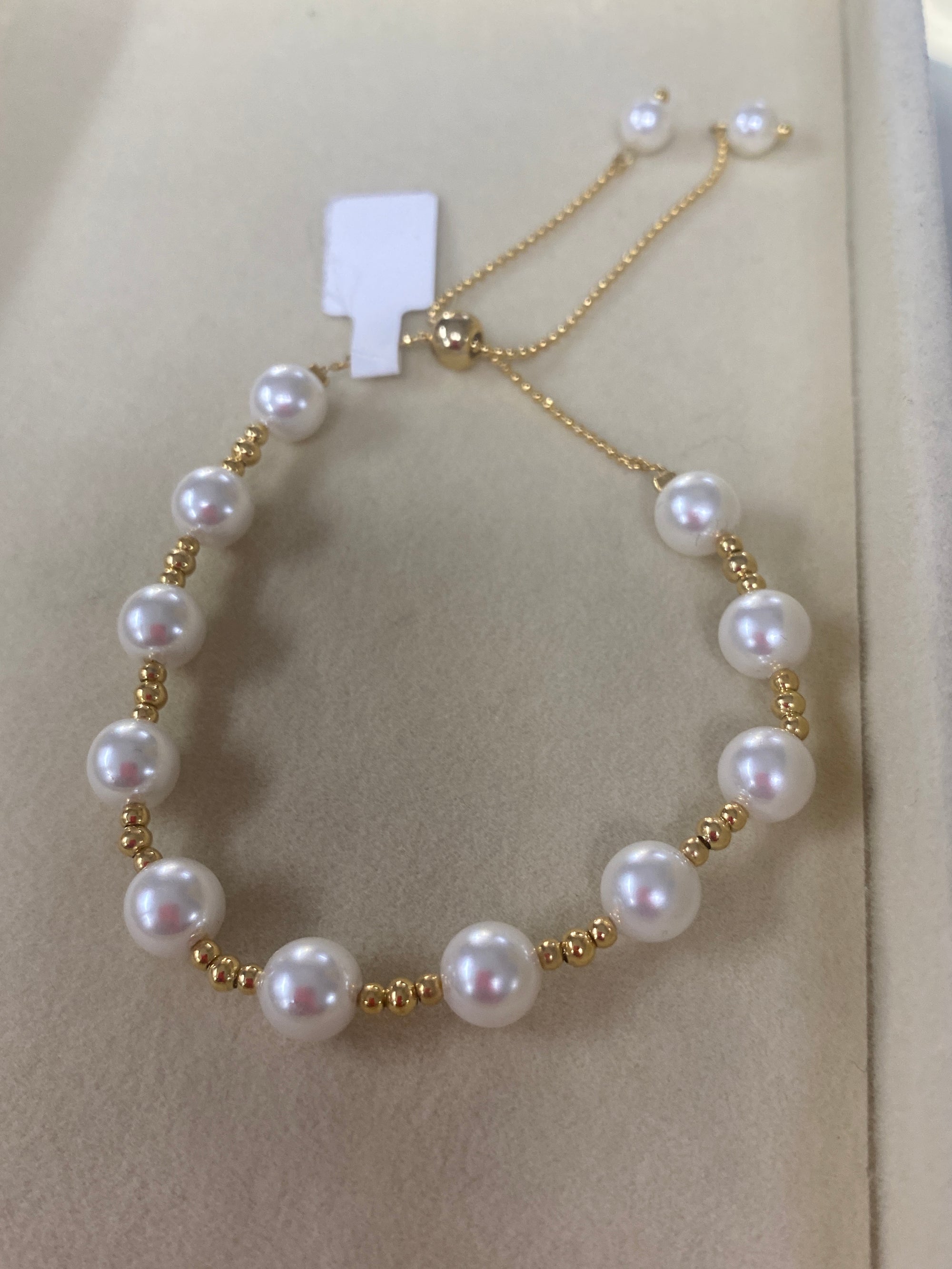 beautiful 14k gold plated adjustable bracelet