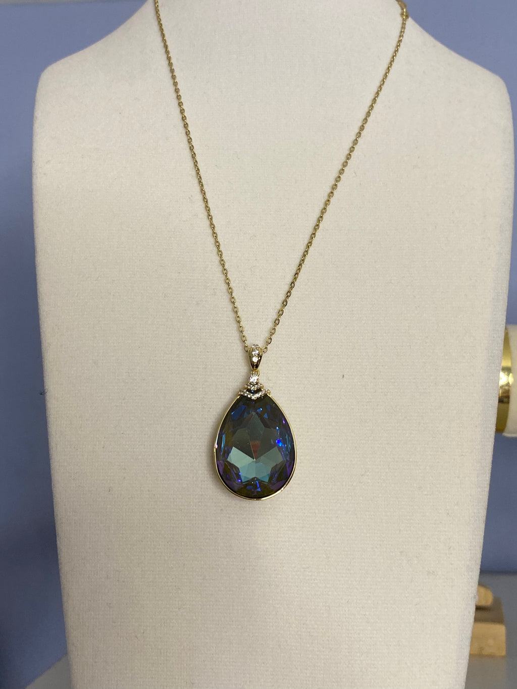 Cadena con dije de crystal